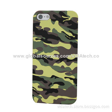 Camouflage Rubber Oil Print/Water-transfer Printed PC Case for iPhone 6/6S, Manufacturer